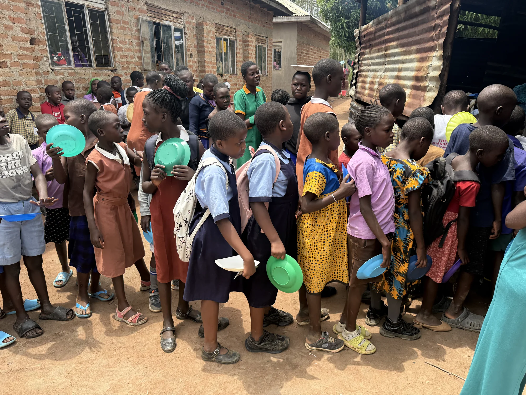 Children receiving meal support